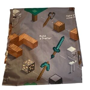 Minecraft curtain panels.